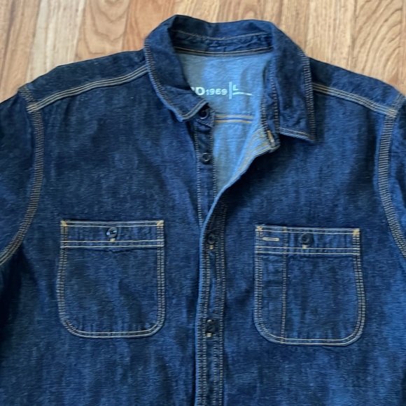 Gap Demin mens button up large nwt - Picture 2 of 12